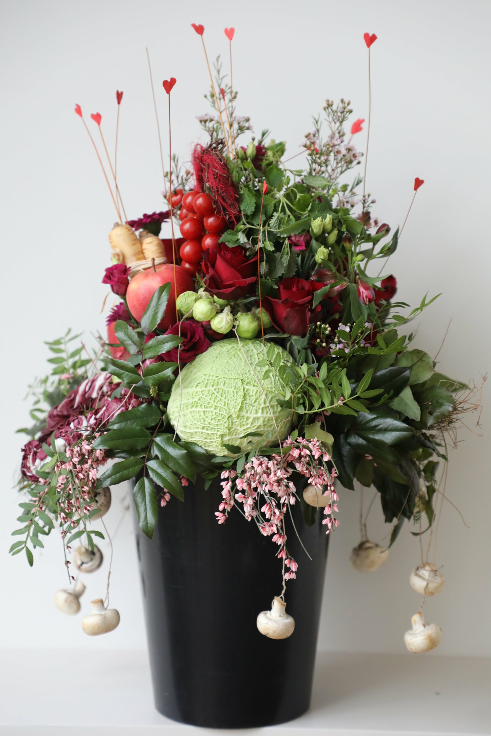 Die Natur hat die besten Einfälle! Gemüse-Blumenstrauß zum Valentinstag