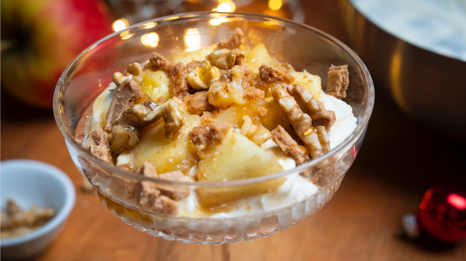 Rezept für Apfel-Mascarpone-Trifle