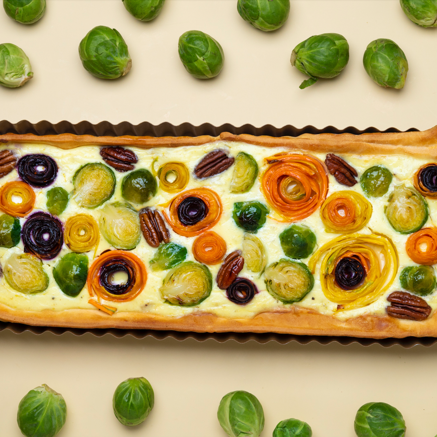 Gemüse-Rosen-Tarte - Deutschland - Mein Garten.